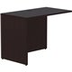 Lorell Essentials Series Return Shell - 42" x 24"29.5" Return Shell, 1" Top - Finish: Espresso