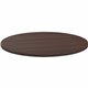 Lorell Essentials Conference Tabletop - For - Table TopEspresso Round Top - Contemporary Style x 1" Table Top Thickness x 42" Ta