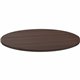 Lorell Essentials Conference Tabletop - For - Table TopEspresso Round Top - Contemporary Style x 1" Table Top Thickness x 48" Ta