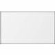 Lorell Dry-Erase Marker Board - 72" (6 ft) Width x 48" (4 ft) Height - Porcelain Enameled Steel Surface - Satin Aluminum Frame -