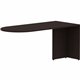 Lorell Essentials Series Peninsula Desk Box 1 of 2 - 66" x 30"29.5" Desk, 1" Top - Finish: Espresso Laminate