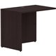 Lorell Essentials Series Return Shell - 35" x 24"29.5" Return Shell, 1" Top - Finish: Espresso Laminate