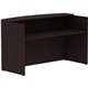 Lorell Essentials Series Front Reception Desk - 72" x 36"42.5" Desk, 1" Top - Finish: Espresso Laminate