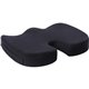 Lorell Butterfly-Shaped Seat Cushion - 17.50" x 15.50" - Fabric, Memory Foam, Silicone - Butterfly - Comfortable, Ergonomic Desi