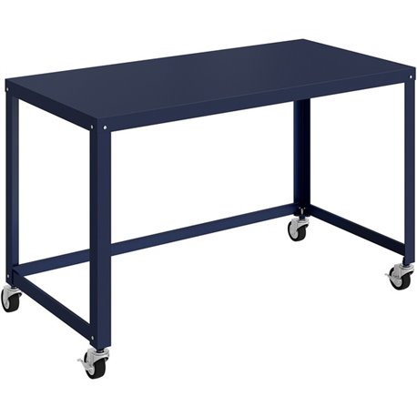 Lorell SOHO Personal Mobile Desk - For - Table TopRectangle Top - 200 lb Capacity - 48" Table Top Length x 24" Table Top Width -