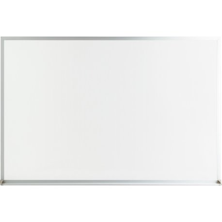 Lorell Economy Dry-erase Board - 24" (2 ft) Width x 18" (1.5 ft) Height - White Melamine Surface - White Aluminum Frame - Rectan