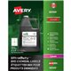 Avery UltraDuty GHS Chemical Labels 4" x 4" , Permanent Adhesive, for Laser Printers - 4" Width x 4" Length - Permanent Adhesive