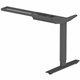 Lorell Sit-Stand 3rd-Leg Base - Black Base - 275 lb Capacity - Height Adjustable - 45" Height x 51.60" Width x 26.40" Depth - As