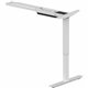 Lorell Sit-Stand 3rd-Leg Base - Silver Base - 275 lb Capacity - Height Adjustable - 45" Height x 51.60" Width x 26.40" Depth - A