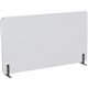 Lorell Acoustic Desktop Privacy Panel - 47.2" Width x 23.6" Height - Polyester Fiber - Light Gray - 1 Each