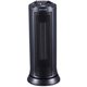 Lorell 17" Ceramic Tower Heater - Ceramic - Electric - Electric - 800 W to 1500 W - 2 x Heat Settings - 100 Sq. ft. Coverage Are