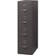 Lorell Fortress Series 26-1/2" Commercial-Grade Vertical File Cabinet - 15" x 26.5" x 52" - 4 x Drawer(s) for File - Letter - Ve