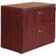 Lorell Chateau Series Lateral File - 2-Drawer - 36" x 22"30" Lateral File, 1.5" Top - 2 Drawer(s) - Reeded Edge - Material: Lami