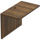 Lorell Chateau Series Bridge - 41.4" x 23.6"30" Bridge, 1.5" Top - Reeded Edge - Material: P2 Particleboard - Finish: Walnut, La