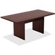 Lorell Chateau Series 6' Rectangular Table - 70.9" x 35.4"30" Table, 1.5" Table Top - Reeded Edge - Material: P2 Particleboard -