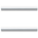 Lorell Chateau Series Laminate Drawer Modern Pulls - Modern - 5.9" Width x 0.6" Depth x 1.1" Height - Aluminum Alloy - Silver