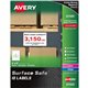 Avery Surface Safe ID Labels - 4" Width x 6" Length - Removable Adhesive - Rectangle - Laser, Inkjet - White - Film - 2 / Sheet 