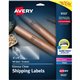 Avery Shipping Labels, Glossy Clear, 2" x 4" , 100 Labels (6522) - 2" Width x 4" Length - Permanent Adhesive - Rectangle - Laser