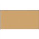 Lorell Satin-Finish Bulletin Board - 96" Height x 48" Width - Natural Cork Surface - Durable, Self-healing - Silver Anodized Alu
