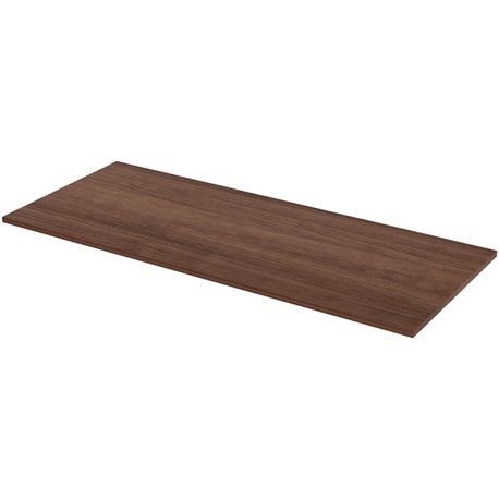 Lorell Relevance Series Tabletop - Walnut Rectangle, Laminated Top - Adjustable Height - 72" Table Top Width x 30" Table Top Dep