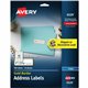 Avery Easy Peel Address Label - 1" Width x 2 5/8" Length - Permanent Adhesive - Rectangle - Inkjet - White, Gold - Paper - 30 / 