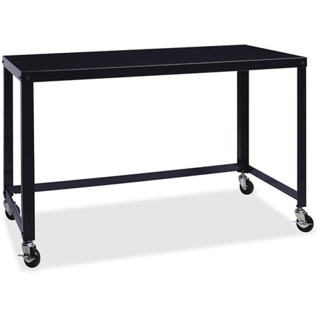 Lorell SOHO Personal Mobile Desk - Rectangle Top - 48" Table Top Width x 23" Table Top Depth - 29.50" HeightAssembly Required - 