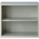 Lorell Fortress Series Bookcase - 34.5" x 13" x 30" - 2 x Shelf(ves) - Light Gray - Powder Coated - Steel - Recycled