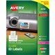 Avery TrueBlock ID Label - Waterproof - 1 1/4" Width x 1 3/4" Length - Permanent Adhesive - Rectangle - Laser - Matte - White - 