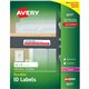 Avery Permanent Durable ID Laser Labels - Waterproof - 5/8" Width x 3" Length - Permanent Adhesive - Rectangle - Laser - Matte -