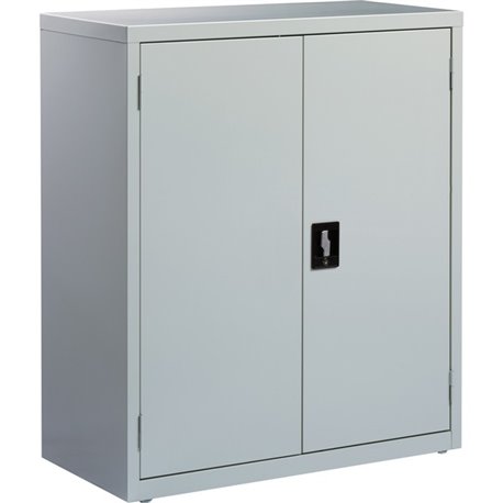 Lorell Fortress Series Storage Cabinet - 18" x 36" x 42" - 3 x Shelf(ves) - Recessed Locking Handle, Hinged Door, Durable, Sturd