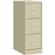 Lorell Fortress Series 22" Commercial-Grade Vertical File Cabinet - 15" x 22" x 40.2" - 3 x Drawer(s) for File - Letter - Vertic