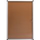 Lorell Enclosed Cork Bulletin Board - 36" Height x 24" Width - Natural Cork Surface - Lock, Resilient, Durable, Self-healing - A