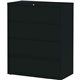 Lorell Fortress Lateral File with Roll-Out Shelf - 42" x 18.6" x 52.5" - 4 x Drawer(s) for File - Letter, A4, Legal - Leveling G