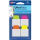 Avery Mini Ultra Tabs - 80 Tab(s) - 1.50" Tab Height x 1" Tab Width - Clear Film, Neon Pink Paper, Neon Yellow, Neon Green, Neon