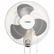 Lorell Pull-chain Wall-Mounting 3-speed Fan - 16" Diameter - 3 Speed - Adjustable Tilt Head, Oscillating - 18.5" Height x 9.3" W