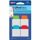 Avery Mini Ultra Tabs - 80 Tab(s) - 1.50" Tab Height x 1" Tab Width - Red Film, Clear Paper, Blue, Orange, Green Tab(s) - 80 / P