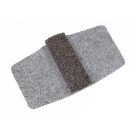 Lorell Wraparound Floor Savers - Rectangle - Gray - 16/Bag