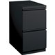 Lorell 20" File/File Mobile File Cabinet with Full-Width Pull - 15" x 20" x 27.8" - Letter - Security Lock, Ball-bearing Suspens