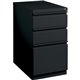 Lorell 23" Box/Box/File Mobile File Cabinet with Full-Width Pull - 15" x 22.9" x 27.8" - Letter - Vertical - Security Lock, Rece