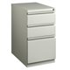 Lorell 23" Box/Box/File Mobile File Cabinet with Full-Width Pull - 15" x 22.9" x 27.8" - 3 x Drawer(s) for Box, File - Letter - 