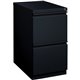 Lorell 23" File/File Mobile File Cabinet with Full-Width Pull - 15" x 22.9" x 27.8" - Letter - Vertical - Recessed Handle, Ball-