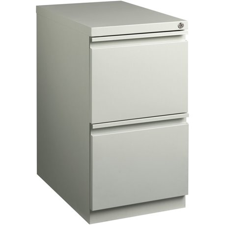 Lorell 23" File/File Mobile File Cabinet with Full-Width Pull - 15" x 22.9" x 27.8" - 2 x Drawer(s) for File - Letter - Vertical