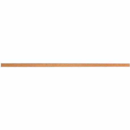 Lorell Cork Strip Bulletin Bar - 18" Width - Cork Surface - Self-healing, Fade Resistant, Self-sealing - Anodized Aluminum Frame