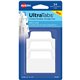 Avery Ultra Tabs Repositionable Multi-Use Tabs - 24 Tab(s) - 8 Tab(s)/Set - Clear Film, White Paper Tab(s) - 3