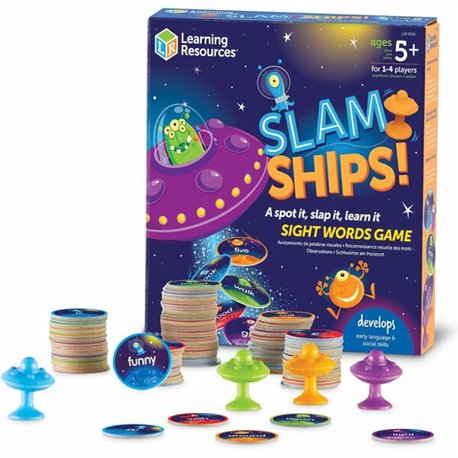 Learning Resources Slam Ships! Sight Words Game - Theme/Subject: Learning - Skill Learning: Sight Words, Word Recognition, Readi