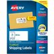 Avery Shipping Labels, Sure Feed, 2" x 4" 1,000 White Labels (5163) - 2" Width x 4" Length - Permanent Adhesive - Rectangle - La