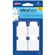 Avery Ultra Tabs Repositionable Mini Tabs - 40 Tab(s) - 10 Tab(s)/Set - Clear Film, White Paper Tab(s) - 4