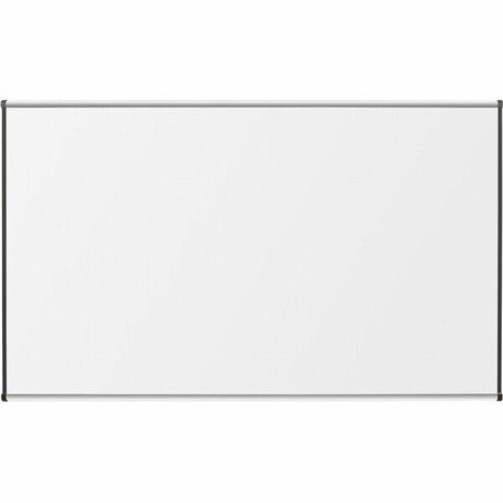 Lorell Dry-Erase Marker Board - 48" (4 ft) Width x 36" (3 ft) Height - Porcelain Enameled Steel Surface - Satin Aluminum Frame -