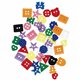 Creativity Street Plastic Buttons - 1 / Pack - Multicolor