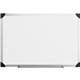 Lorell Dry-erase Board - 24" (2 ft) Width x 18" (1.5 ft) Height - White Styrene Surface - Aluminum Frame - Ghost Resistant, Scra